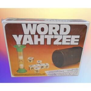 Vintage 1978 Word Yahtzee E.S. Lowe Edition Sealed Word Dice Game E2801